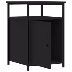 VidaXL 826034 Table de nuit et table de chevet Noir - Vue supplémentaire 6