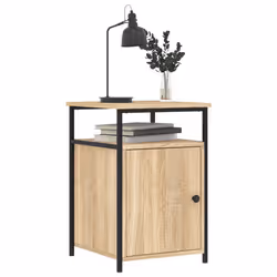VidaXL 826035 Table de nuit et table de chevet Chêne