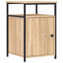 VidaXL 826036 Table de nuit et table de chevet Chêne