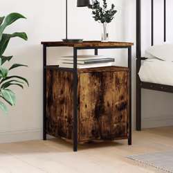 VidaXL 826037 Table de nuit et table de chevet Chêne