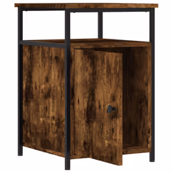 VidaXL 826037 Table de nuit et table de chevet Chêne - Vue supplémentaire 5