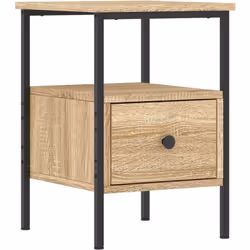Avec un design simple et compact, cette table de chevet s'intègre facilement dans votre chambre à coucher ou votre salon et a ...