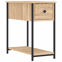 VidaXL 826056 Table de nuit et table de chevet Chêne - Vue supplémentaire 5