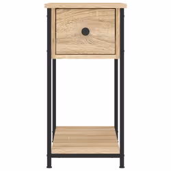 VidaXL 826056 Table de nuit et table de chevet Chêne - Vue supplémentaire 6