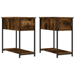 VidaXL 826058 Table de nuit et table de chevet Chêne