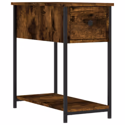 VidaXL 826058 Table de nuit et table de chevet Chêne - Vue supplémentaire 5