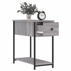VidaXL 826060 Table de nuit et table de chevet Chêne - Vue supplémentaire 4