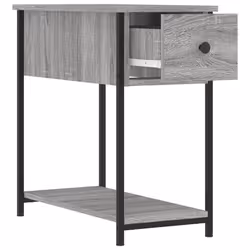 VidaXL 826060 Table de nuit et table de chevet Chêne - Vue supplémentaire 6