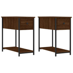 VidaXL 826062 Table de nuit et table de chevet Chêne