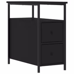 VidaXL 826063, Noir, Fer, Bois, 300 mm, 600 mm, 600 mm, 1 pièce(s)