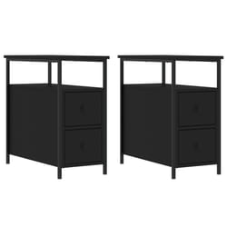 VidaXL 826064 Table de nuit et table de chevet Noir