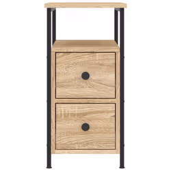 VidaXL 826065 Table de nuit et table de chevet Chêne - Vue supplémentaire 5