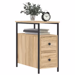 VidaXL 826066 Table de nuit et table de chevet Chêne