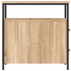 VidaXL 826066 Table de nuit et table de chevet Chêne - Vue supplémentaire 8