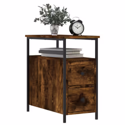 VidaXL 826067 Table de nuit et table de chevet Chêne