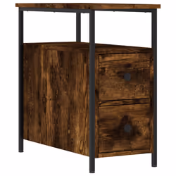 VidaXL 826068 Table de nuit et table de chevet Chêne - Vue supplémentaire 5