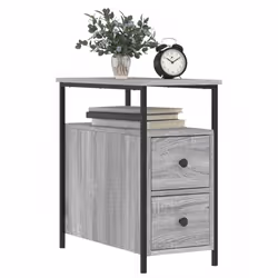 VidaXL 826070 Table de nuit et table de chevet Chêne