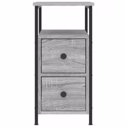 VidaXL 826070 Table de nuit et table de chevet Chêne - Vue supplémentaire 6
