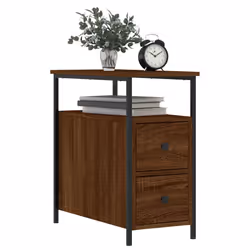 VidaXL 826071 Table de nuit et table de chevet Chêne