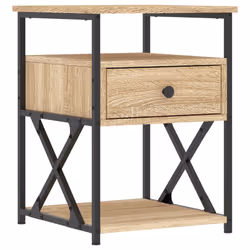 VidaXL 826075, Chêne, Fer, Bois, 400 mm, 420 mm, 550 mm, 1 pièce(s)