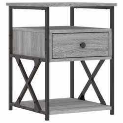 VidaXL 826080 Table de nuit et table de chevet Chêne - Vue supplémentaire 5