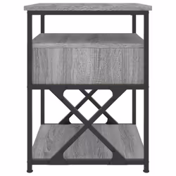 VidaXL 826080 Table de nuit et table de chevet Chêne - Vue supplémentaire 8