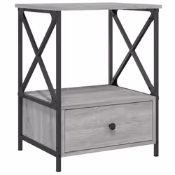 VidaXL 826089, Chêne, Fer, Bois, 500 mm, 410 mm, 650 mm, 1 pièce(s)