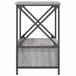 VidaXL 826090 Table de nuit et table de chevet Chêne - Vue supplémentaire 7