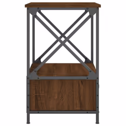 VidaXL 826091 Table de nuit et table de chevet Chêne - Vue supplémentaire 7
