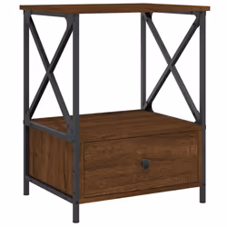 VidaXL 826092 Table de nuit et table de chevet Chêne - Vue supplémentaire 5