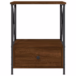 VidaXL 826092 Table de nuit et table de chevet Chêne - Vue supplémentaire 6