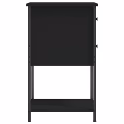 VidaXL 826093 Table de nuit et table de chevet Noir - Vue supplémentaire 7