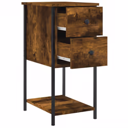 VidaXL 826098 Table de nuit et table de chevet Chêne - Vue supplémentaire 6