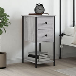 Table de chevet sonoma gris 32x42x70 cm bois d'ingénierie Vidaxl