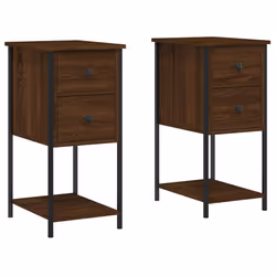 VidaXL 826102, Fer, Bois, 320 mm, 420 mm, 700 mm, 2 pièce(s)