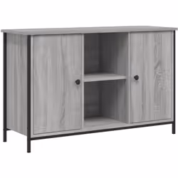 Ce meuble TV classique est un supplément pratique et accrocheur à votre intérieur. Matériau durable : le bois d'ingénierie es ...