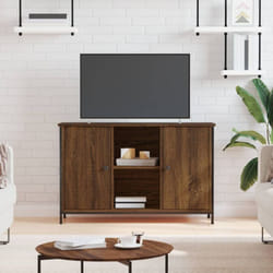 Vidaxl - Meuble tv chêne marron 100x35x65 cm bois d'ingénierie