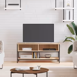 vidaXL Meuble TV chêne sonoma 100x35x45 cm bois d'ingénierie