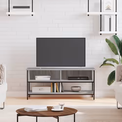 vidaXL Meuble TV sonoma gris 100x35x45 cm bois d'ingénierie