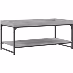 Ajoutez une touche d'élégance à votre salon avec cette élégante table basse. Matériau robuste : le bois d'ingénierie est d'un ...