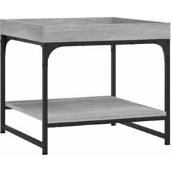 Table basse sonoma gris 49,5x49,5x45 cm bois d'ingénierie Vidaxl