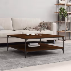 Ajoutez une touche d'élégance à votre salon avec cette élégante table basse. Matériau robuste : le bois d'ingénierie est d'un ...