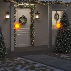 vidaXL Lumières de Noël pliables 57 cm Jaune