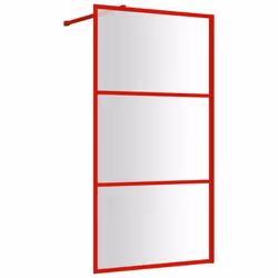 Apportez une nouvelle apparence esthétique à votre salle de bain avec ce mur de douche moderne en verre ESG! Matériau de qual ...