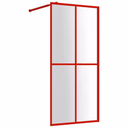 Apportez une nouvelle apparence esthétique à votre salle de bain avec ce mur de douche moderne en verre ESG! Matériau de qual ...