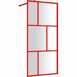 Apportez une nouvelle apparence esthétique à votre salle de bain avec ce mur de douche moderne en verre ESG! Matériau de qual ...