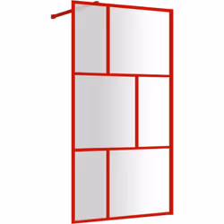 Apportez une nouvelle apparence esthétique à votre salle de bain avec ce mur de douche moderne en verre ESG! Matériau de qual ...