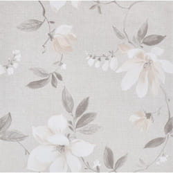 Vidaxl - Papier peint 3D motif de fleur gris 10x0,53 m non tissé