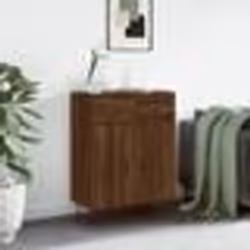 vidaXL Buffet chêne marron 69,5x34x90 cm bois d'ingénierie
