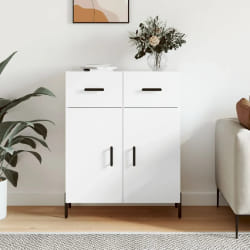 VIDAXL Buffet blanc - Bois d'ingénierie